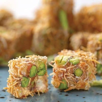 Kadayıflı Fıstıklı Çifte Kavrulmuş Lokum